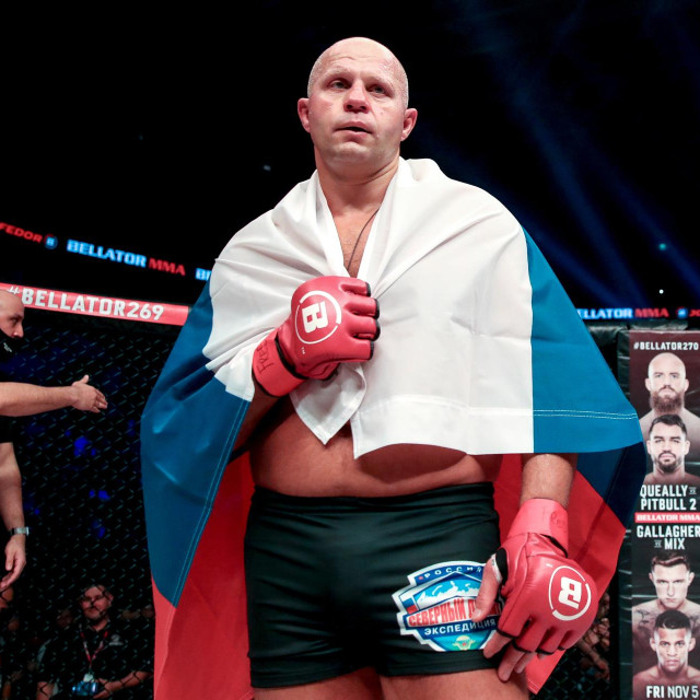 Fedor Emelianenko snimljen u Moskvi 2021. godine