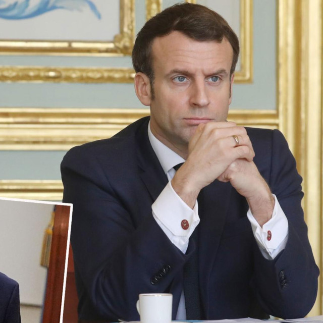 Bračni par Macron i Donald Trump