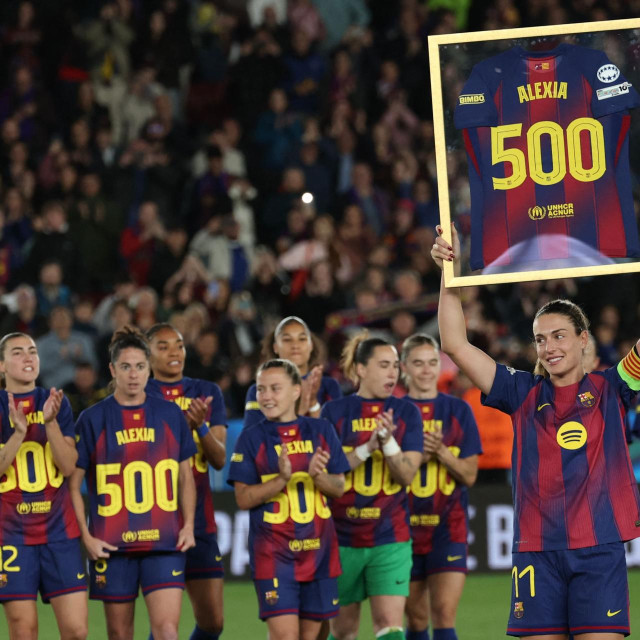 Alexia Putellas protiv Reala je 500. put nastupila za Barcelonu