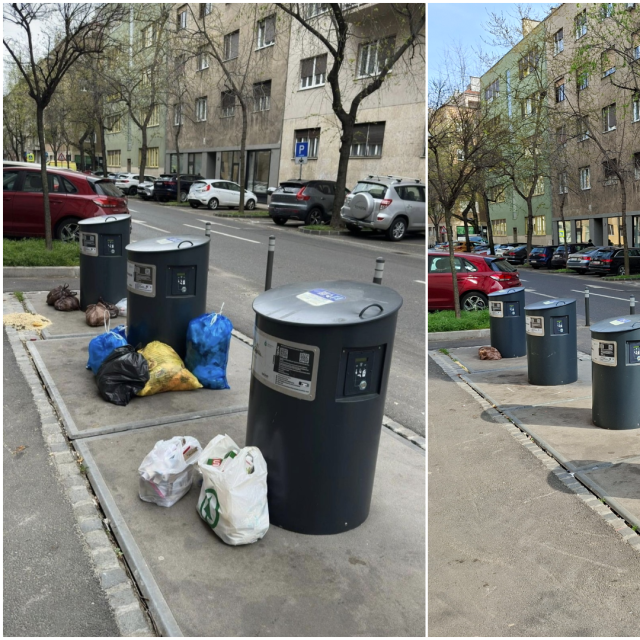 Prije i poslije, podzemni spremnik u ulici bivše predsjednice