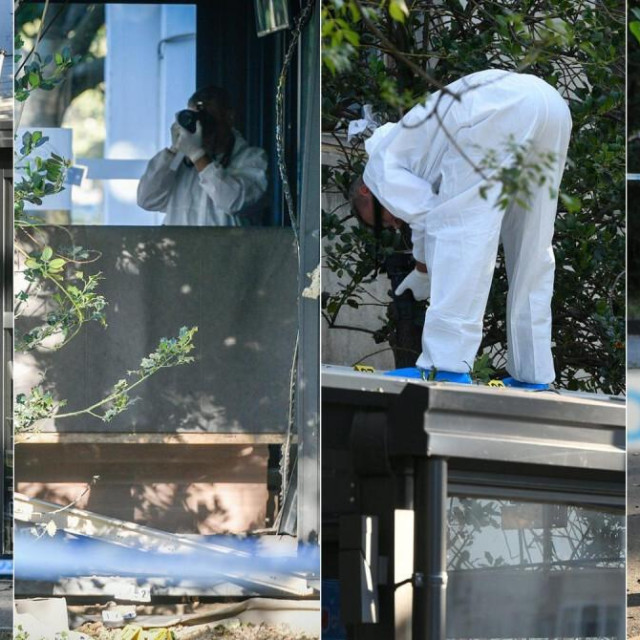 Policijski očevid povodom eksplozije