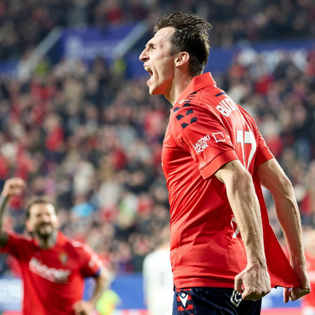 Ante Budimir je zabio gol za vodstvo, ali Osasuna nije izdržala i san o Europi je sve dalje