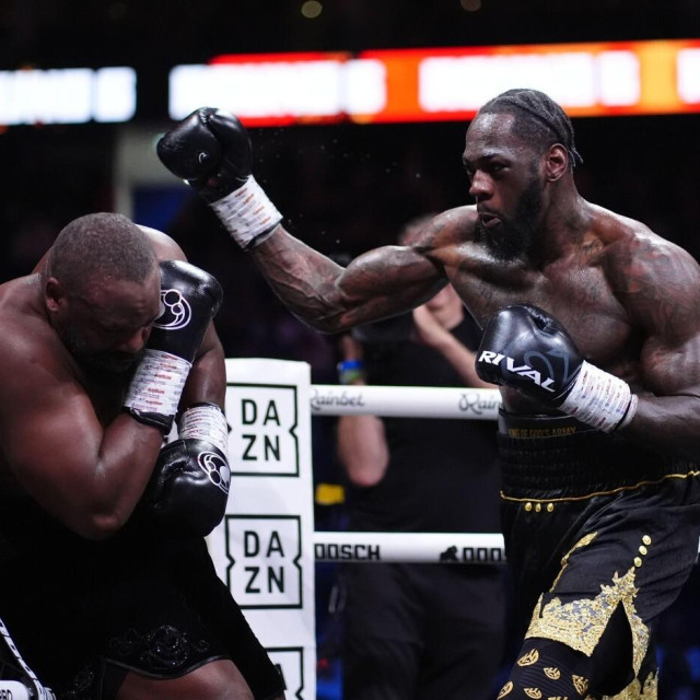 Deontay Wilder (desno) vs. Derek Chisora (lijevo)