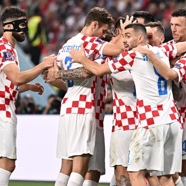 Josip Stanišić i suigrači reprezentacije 