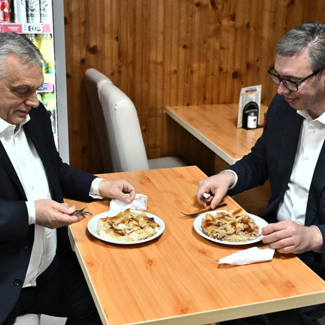 Viktor Orban u posjeti Aleksandru Vučiću u Beogradu (arhiva)