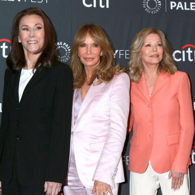 S lijeva na desno: Kate Jackson, Jaclyn Smith i Cheryl Ladd na ovogodišnjem televizijskom festivalu PaleyFest LA