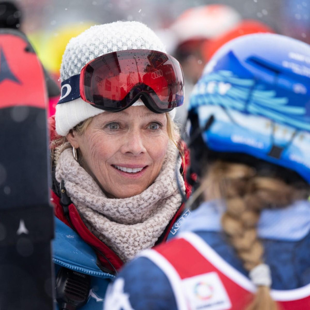Eileen i Mikaela Shiffrin