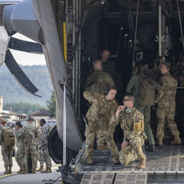 Američki vojnici u nemačkoj bazi Ramstein