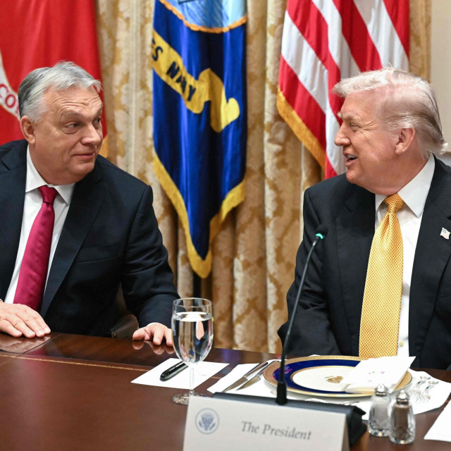 Mađarski premijer Viktor Orban i američki predsjednik Donald Trump za vrijeme sastanka u Bijeloj kući u studenom 2025. godine