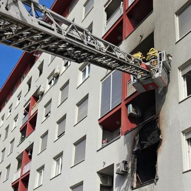 Požar stana u Španskom
