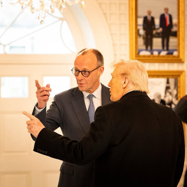 Friedrich Merz i Donald Trump