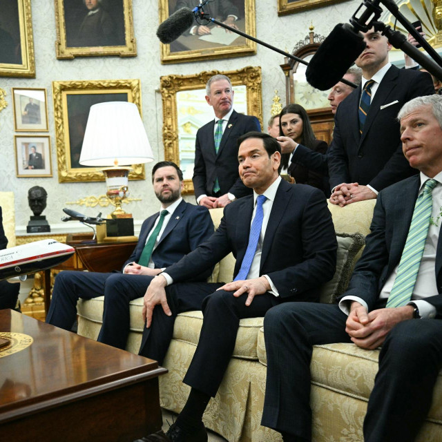 Donald Trump, JD Vance, Marco Rubio, američki ministar energetike Chris Wright (arhiva)