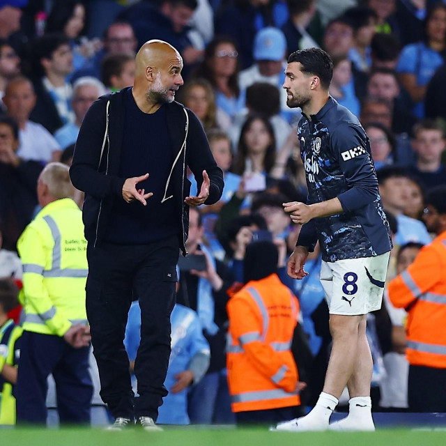 Pep Guardiola i Mateo Kovačić