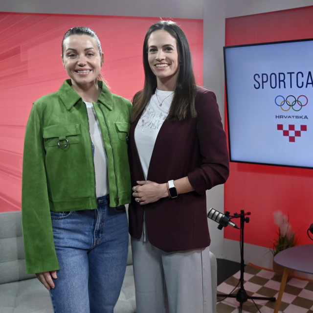Mirela Kardašević i voditeljica Paola Borović