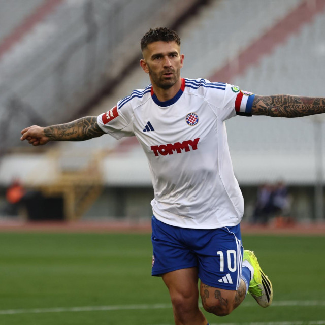 Marko Livaja slavi pogodak za 1:0 koji se kasnije pokazao pobjedničkim