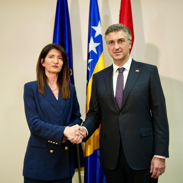 Darijana Filipović i Andrej Plenković
