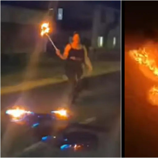 Međimurka zapalila broj 26 na cesti