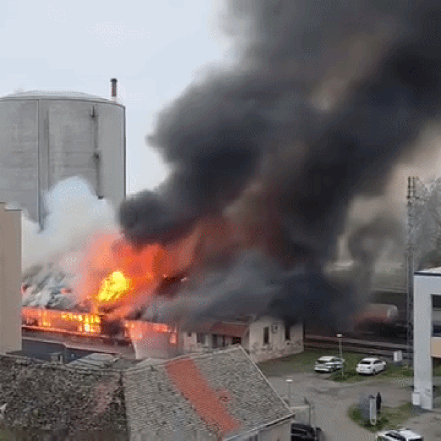 Požar u Osijeku