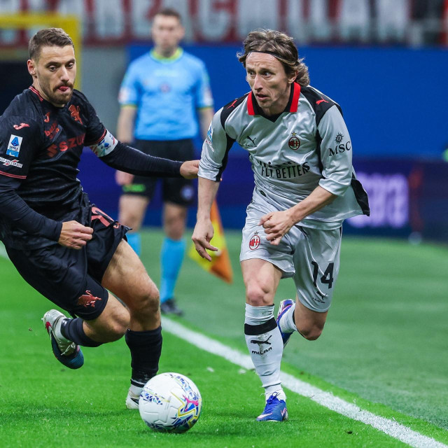 Luka Modrić i Nikola Vlašić
