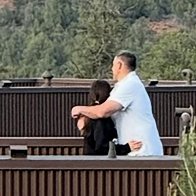 Mike Vrabel i Dianna Russini