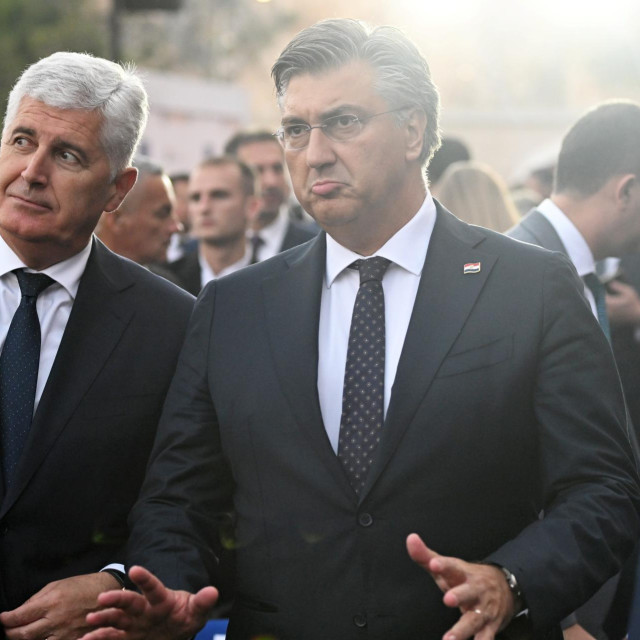 Dragan Čović, Andrej Plenković