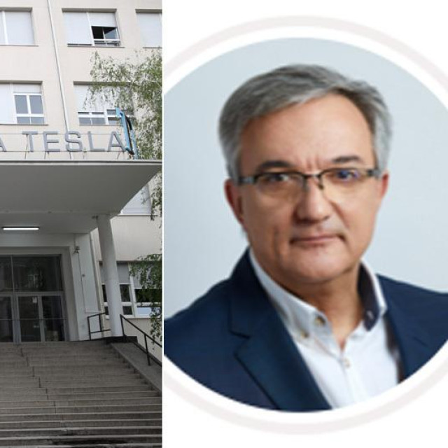 Zgrada Veleučilišta suvremenih informacijskih tehnologija u Zagrebu; dekan Edmond Krusha