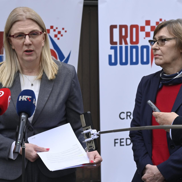 Odvjetnica Božana Zadro i dr. Sanda Čorak, predsjednica Hrvatskog judo saveza