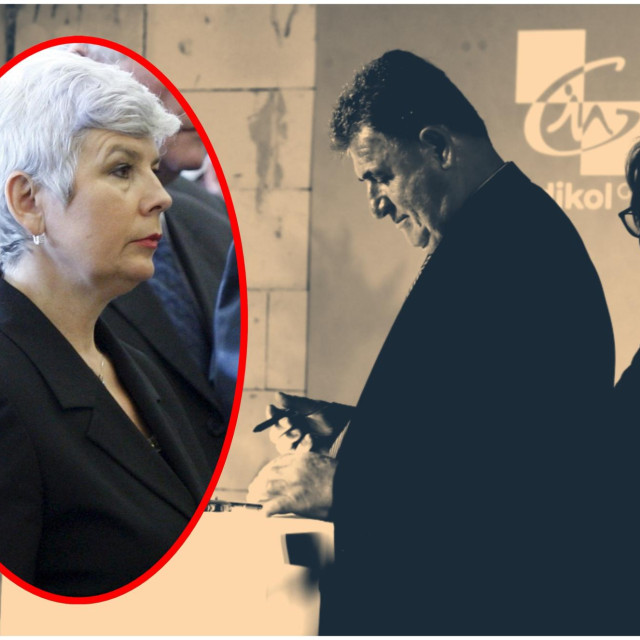 Jadranka Kosor, Ivan Rajković i Ivanka Trstenjak Rajković, vlasnici Medikola