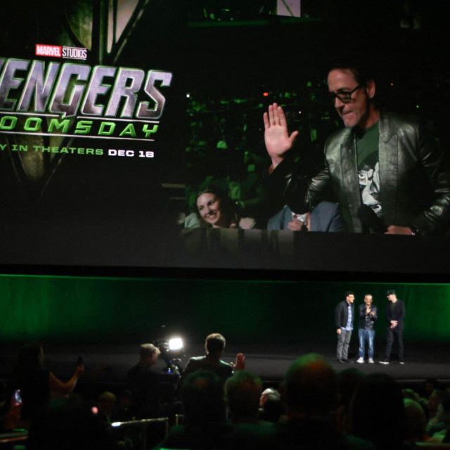 Robert Downey Jr., Joe Russo, Anthony Russo i Kevin Feige
 