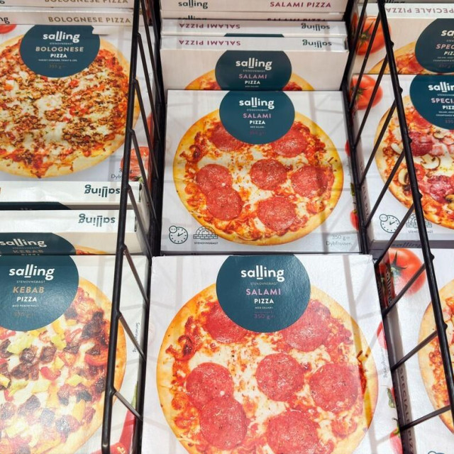Zamrznute pizze u supermarketu (ilustracija)