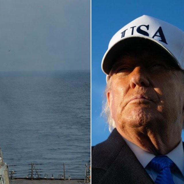Lansiranje Tomahawka s američkog razarača; Donald Trump