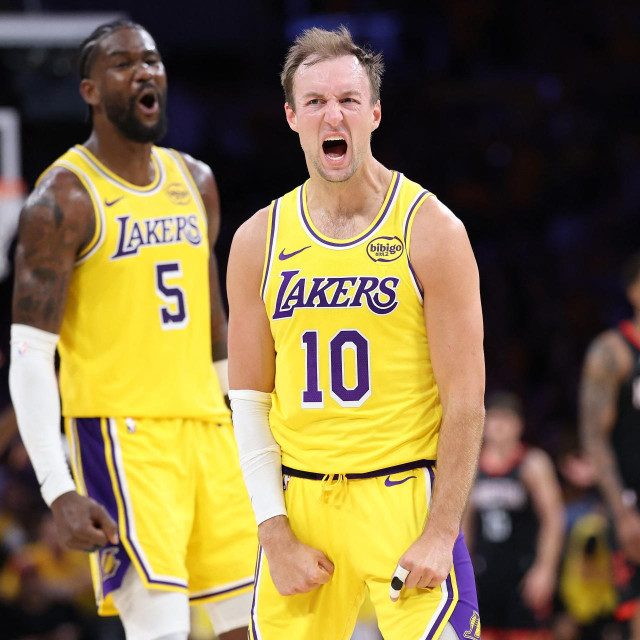 Luke Kennard bio je junak Lakersa na startu doigravanja u koje je momčad iz Los Angelesa ušla bez Luke Dončića i Austina Reavesa