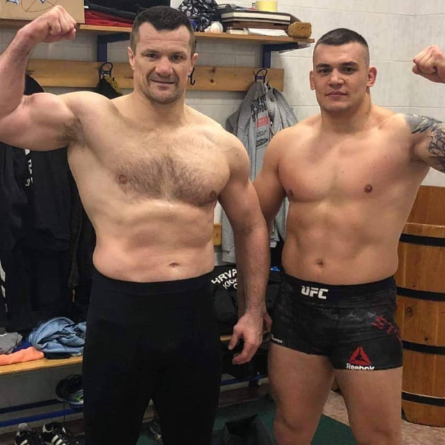 Mirko ”Cro Cop” Filipović (lijevo) i Darko Stošić (desno)