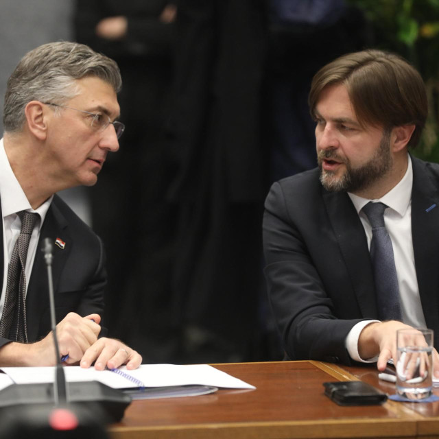 Andrej Plenković i Tomislav Ćorić