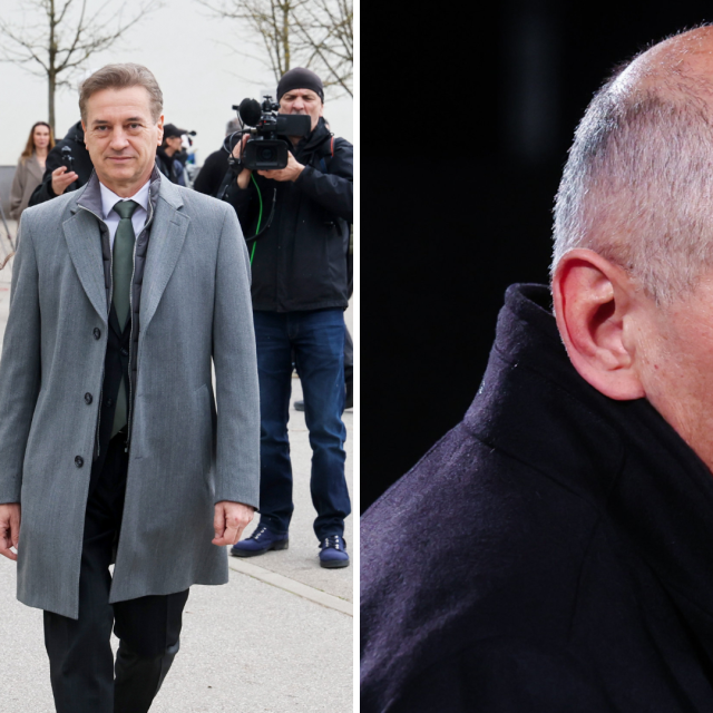 Robert Golob sa suprugom Tinom i Janez Janša