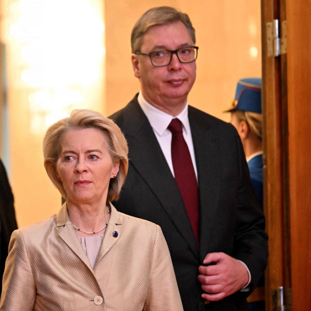 Ursula von der Leyen, Aleksandar Vučić