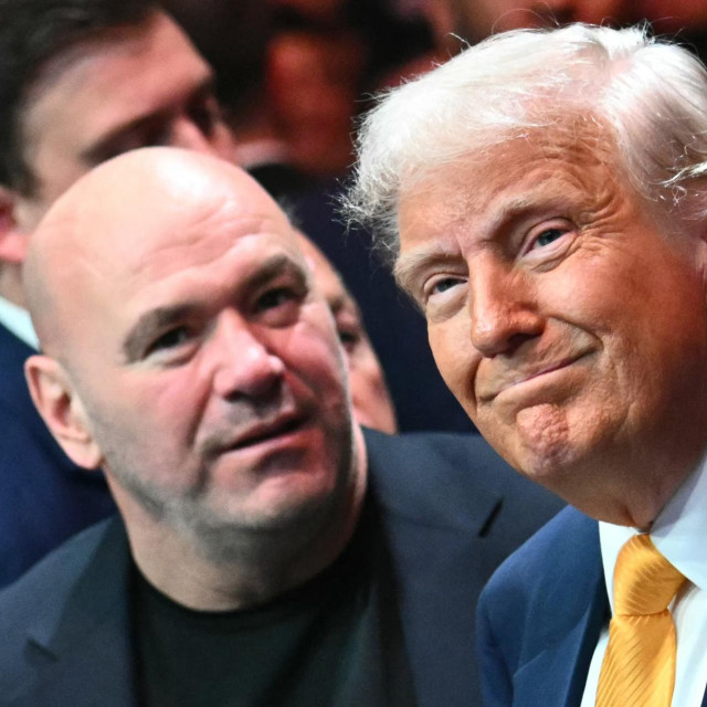 Dana White i Donald Trump 