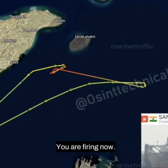 Navodna snimka radio razgovora s napadnutog tankera