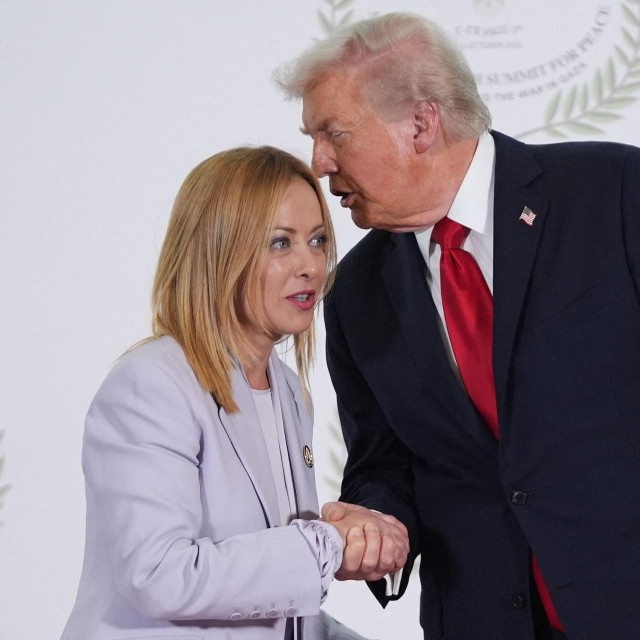 Giorgia Meloni i Donald Trump