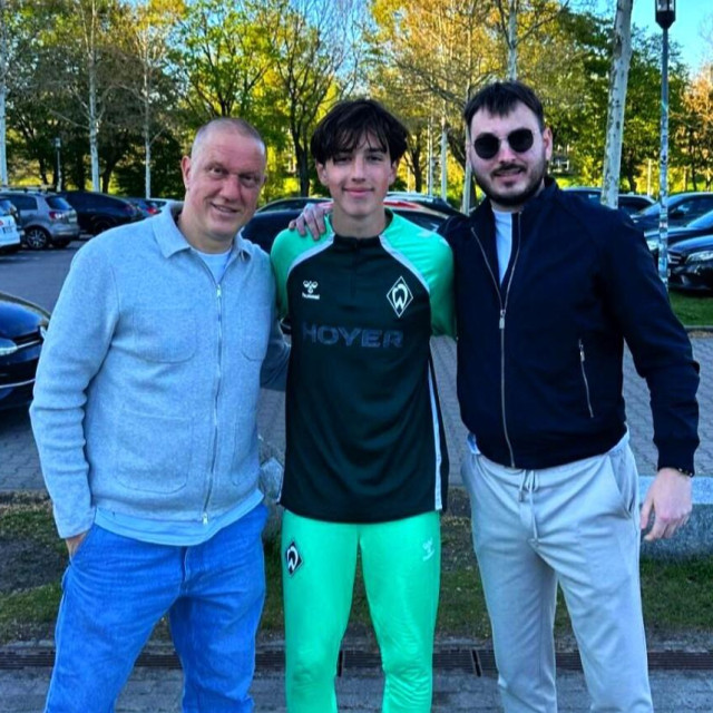 Ivan Klasnić, Adrian Andrusko i Maks Kovačević u Bremenu