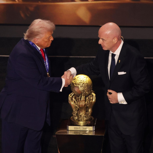 Američki predsjednik Donald Trump i prvi čovjek FIFA-e Gianni Infantino