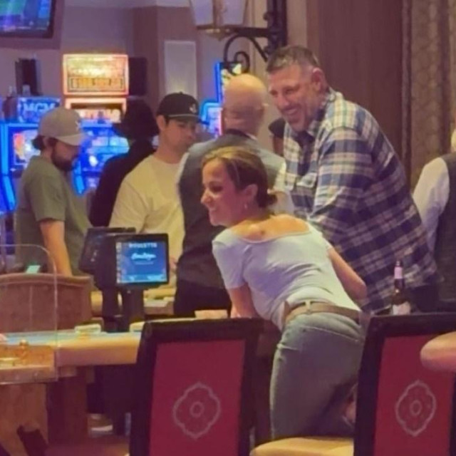 Mike Vrabel i Dianna Russini u kasinu