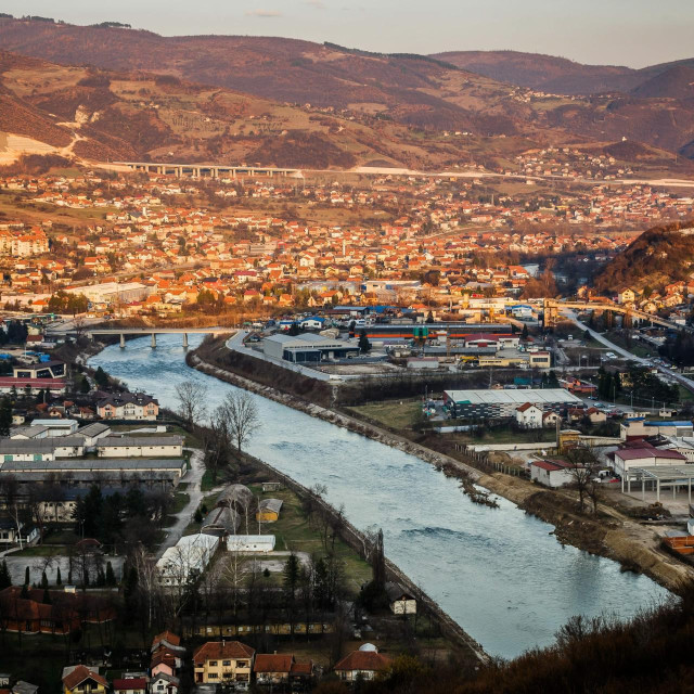 Panorama grada Zenice