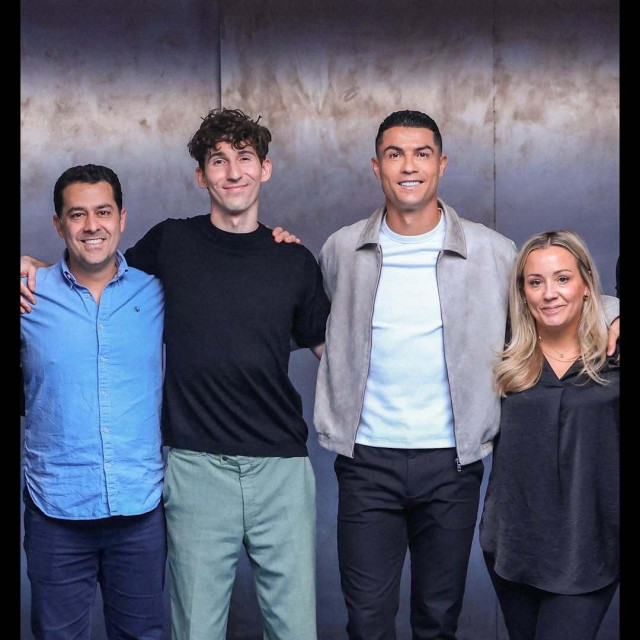 Luka Grković i Cristiano Ronaldo