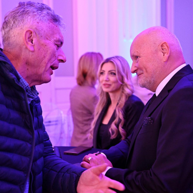 Ivan Veštić u društvu Zlatka Mateše, predsjednika Hrvatskog olimpijskog odbora