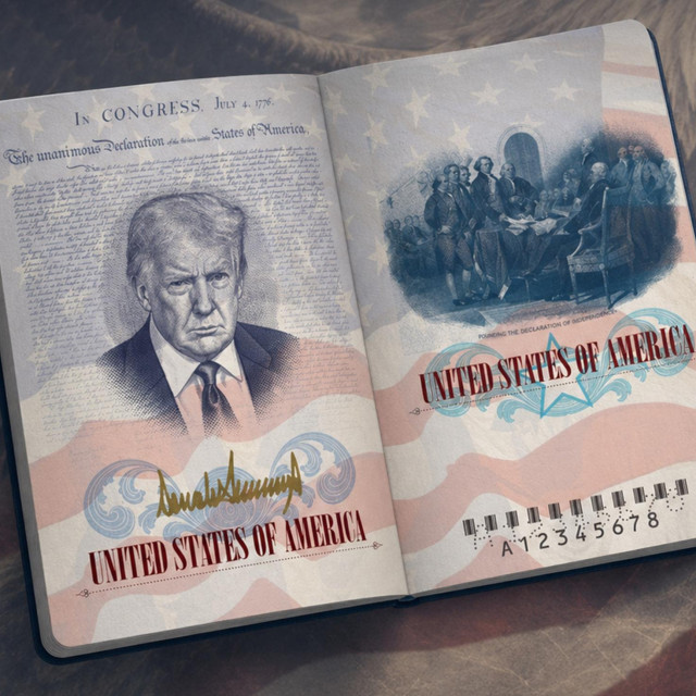 Američka putovnica s likom Donalda Trumpa