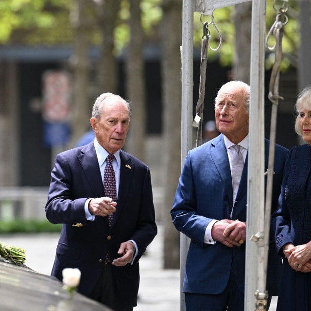 Kralj Charles, kraljica Camilla i Michael Bloomberg