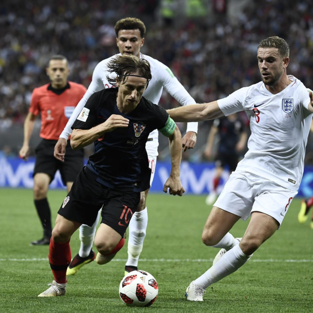 Okršaj Hrvatske i Engleske na Svjetskom prvenstvu u Rusiji 2018.