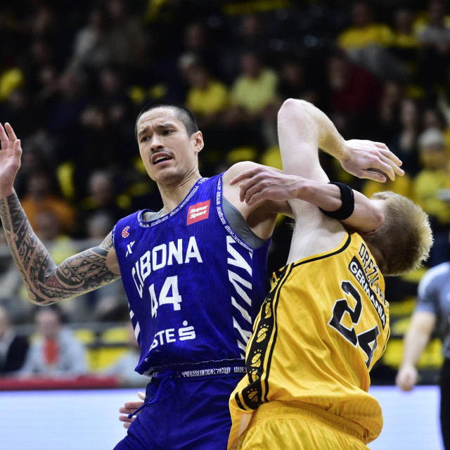 Kamaka Hepa je s 21 poenom bio najbolji strijelac Cibone u derbiju s Cedevitom