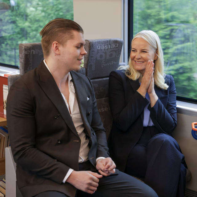 Oliver Lovrenski s princezom Mette-Marit 